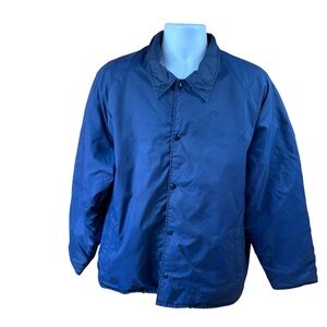 Sir Jac men’s windbreaker, size XXL, vintage, snaps, fleece lined, warm, fall